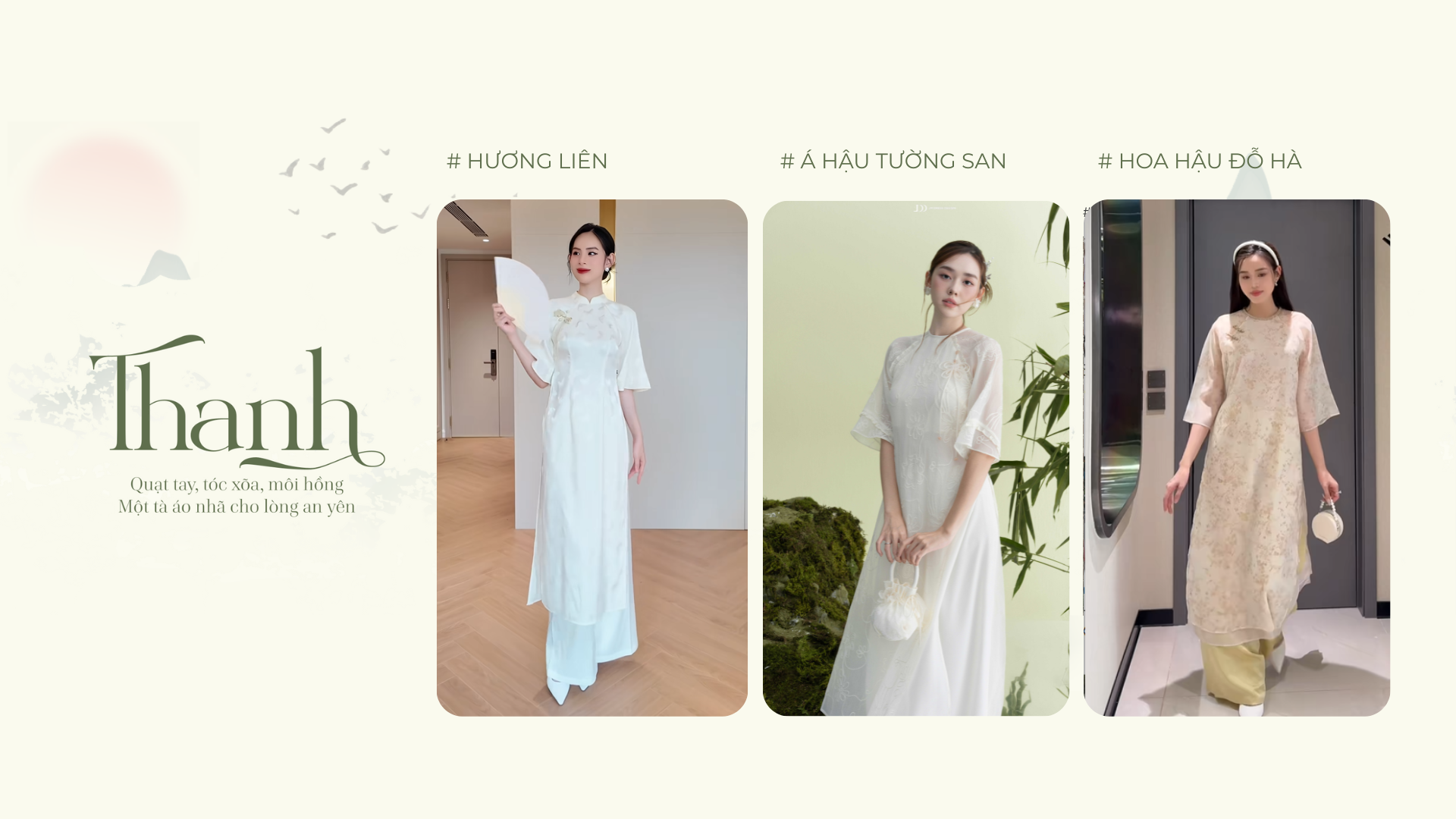 BẬT MÍ NHỮNG MẪU ÁO DÀI CHÂN ÁI ĐƯỢC CÁC HOA - Á HẬU VÀ “DÂU HÀO MÔN” SĂN ĐÓN NHIỆT TÌNH TẾT 2026